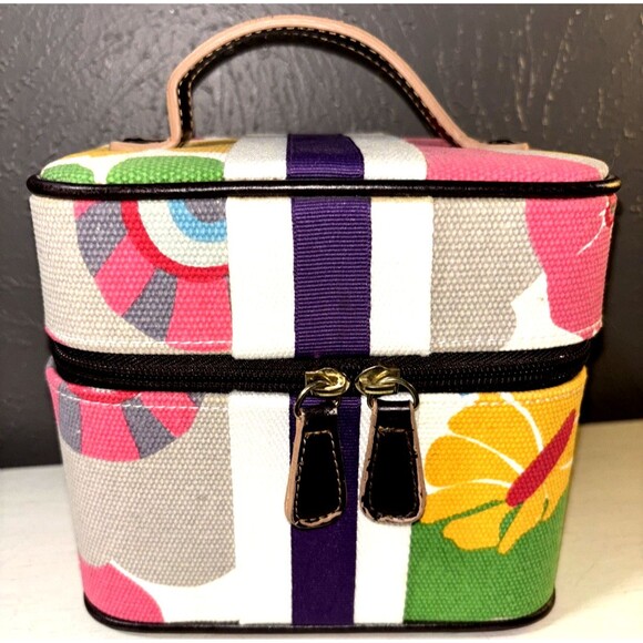 Victoria’s Secret Floral Train Cosmetic Case - Picture 1 of 6